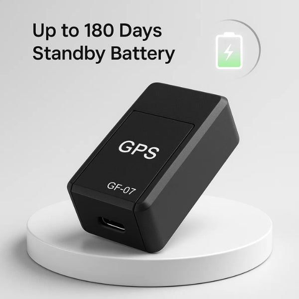 "Compact magnetic GPS tracker for bikes, discreet design, robust magnet, sleek and secure, no subscription needed."