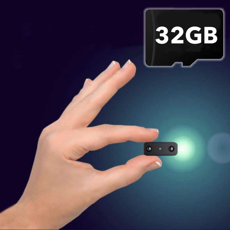 Compact Micro HD Spy Camera with Audio and Night Vision Lasmir