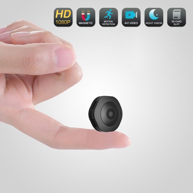 "Compact mini wifi camera for home security, featuring 1080P HD resolution and night vision in a sleek, discreet design."