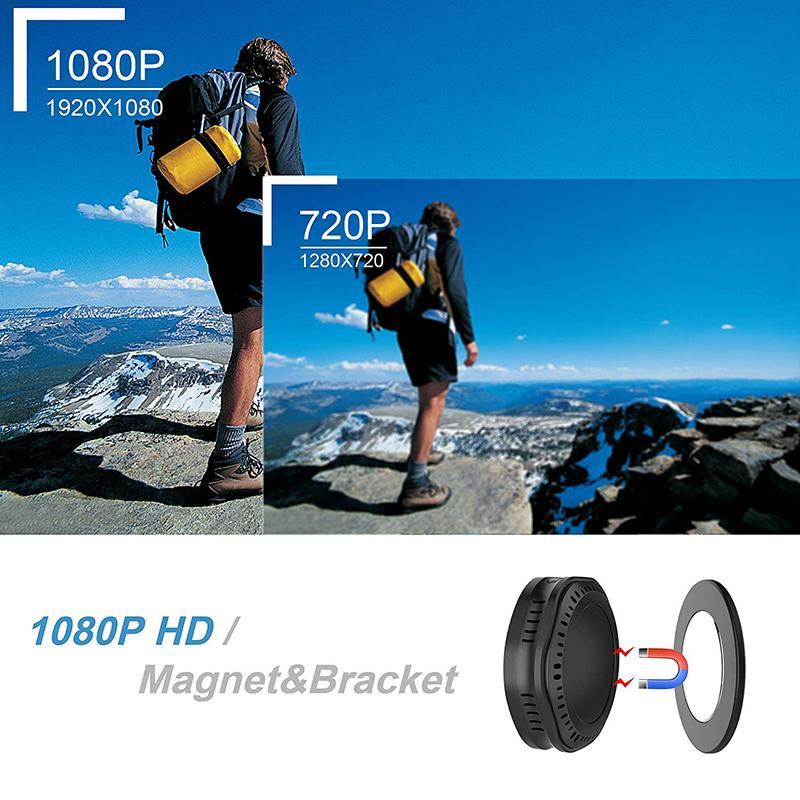 "Compact mini wifi camera for home security, featuring 1080P HD resolution and night vision in a sleek, discreet design."