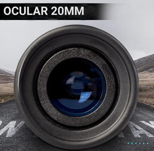 "Compact waterproof monocular telescope with 10x zoom, night vision, and smartphone compatibility for outdoor adventures."