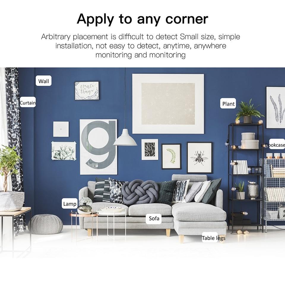 Compact WiFi Camera 1080P with night vision and motion detection, sleek design for discreet home or office surveillance.