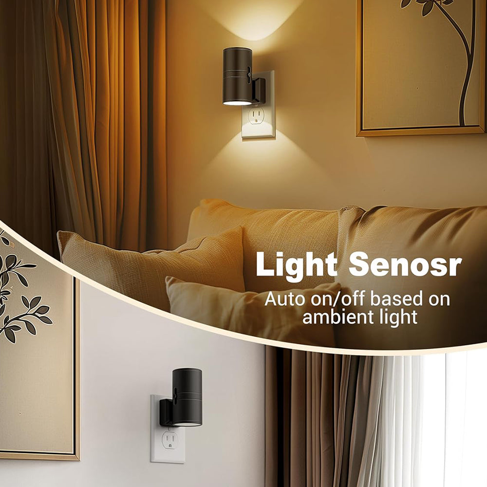 "Contemporary LED wall lamp with dual lighting modes, sleek modern design, emits soft glow, energy efficient for home decor."