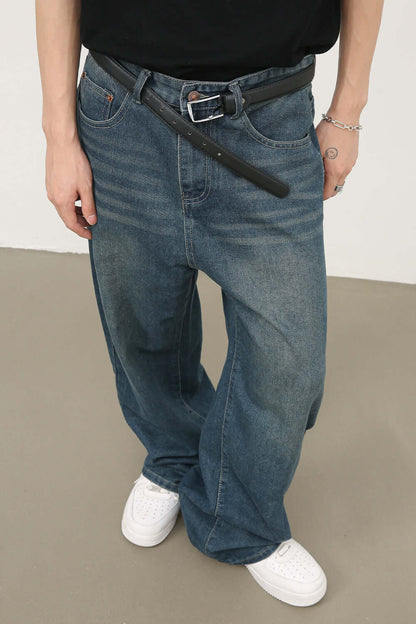 Men's Wide-Leg Jeans, Relaxed Fit