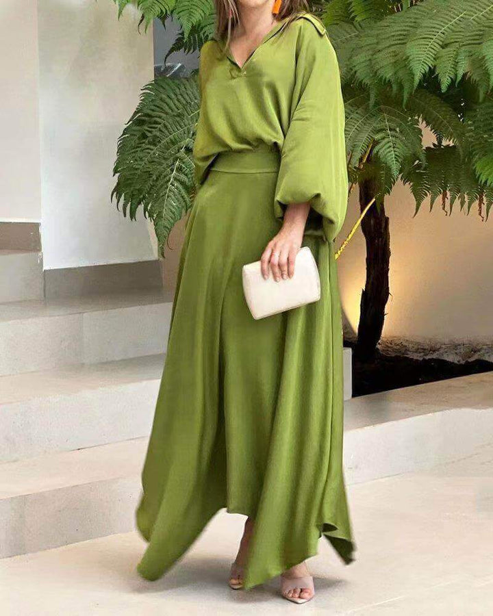 Breathable Midi Dress - Elegant & Comfortable