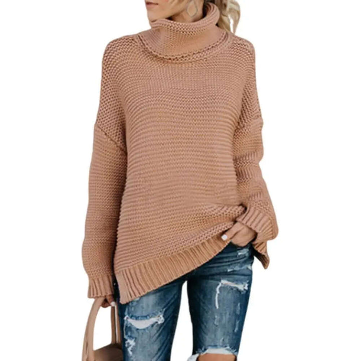 Women's Loose Roll Neck Sweater