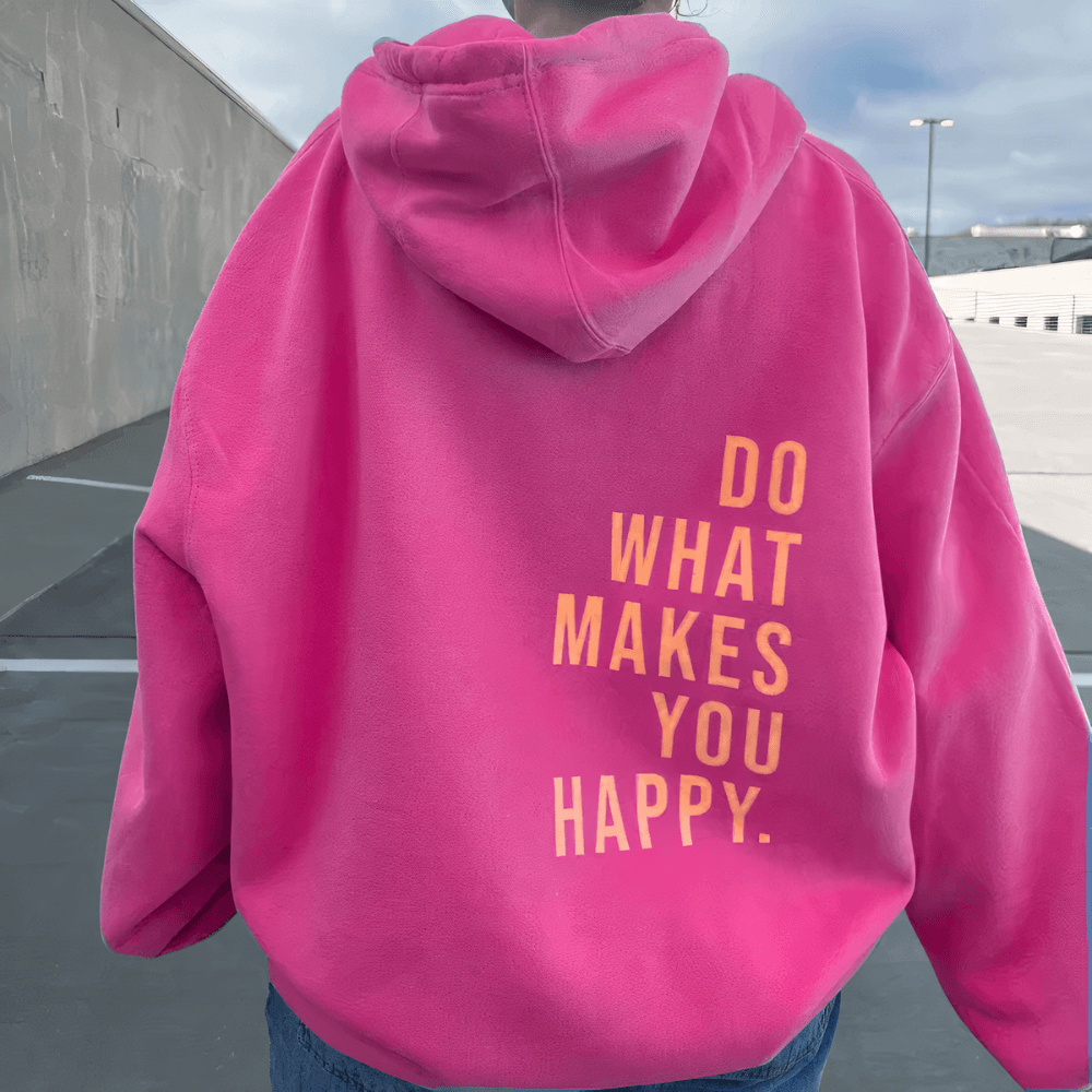 Women's Printed Hooded Sweater