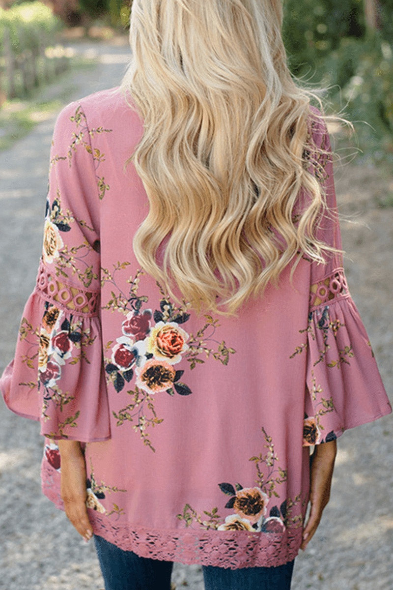 Women's Patchwork Print Casual Top