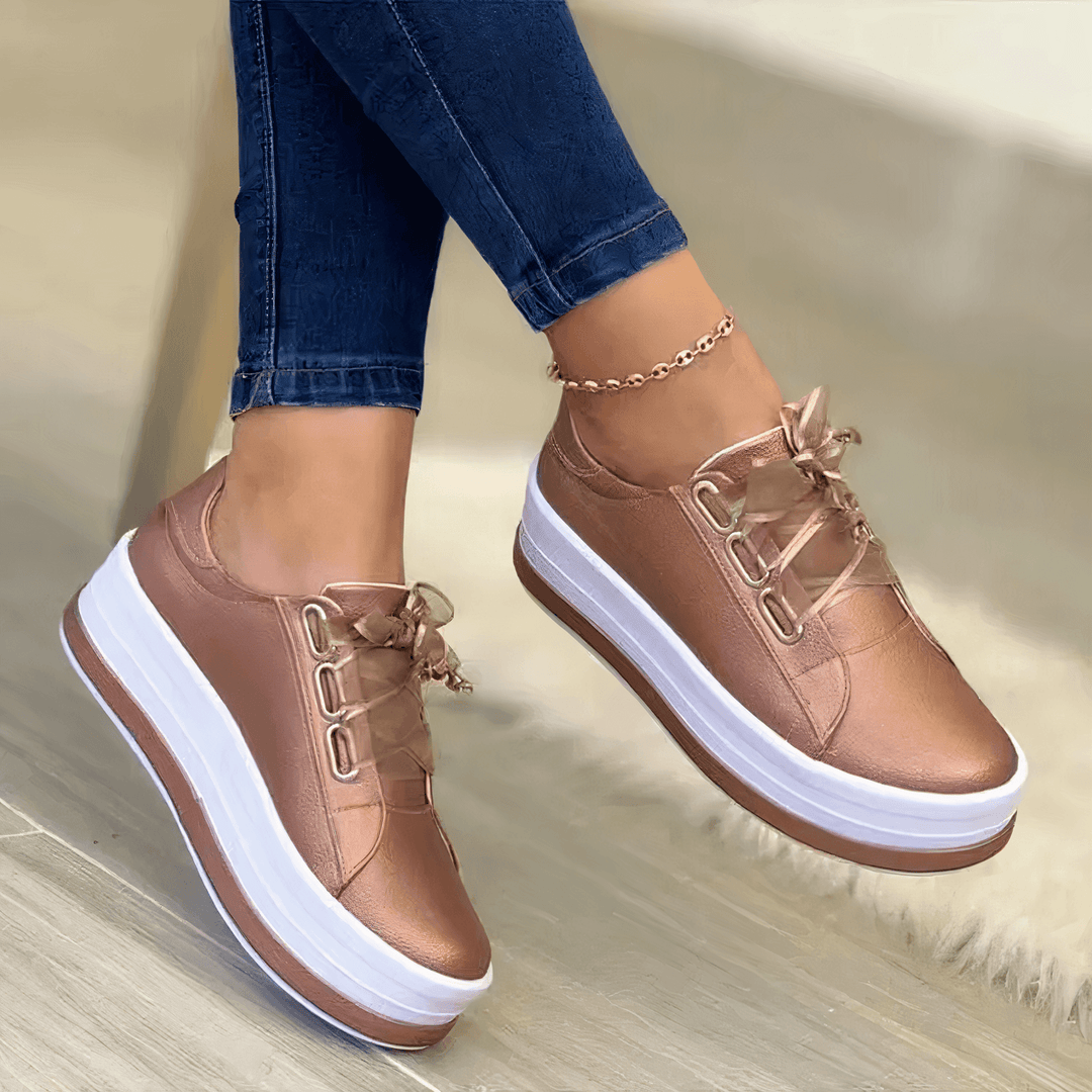 Women's Retro Sneakers - Gold, Rose Gold, Silver, Black