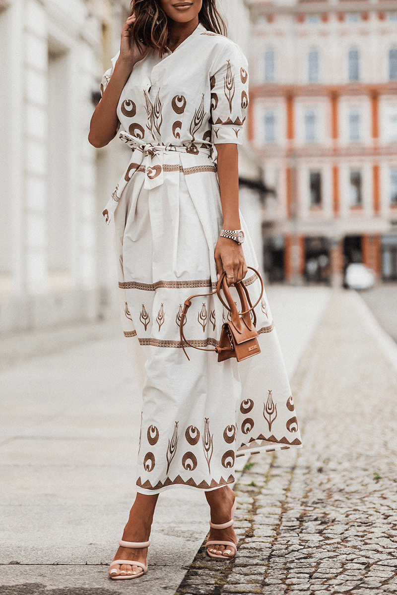 Women's Vintage Cotton A-Line Dress