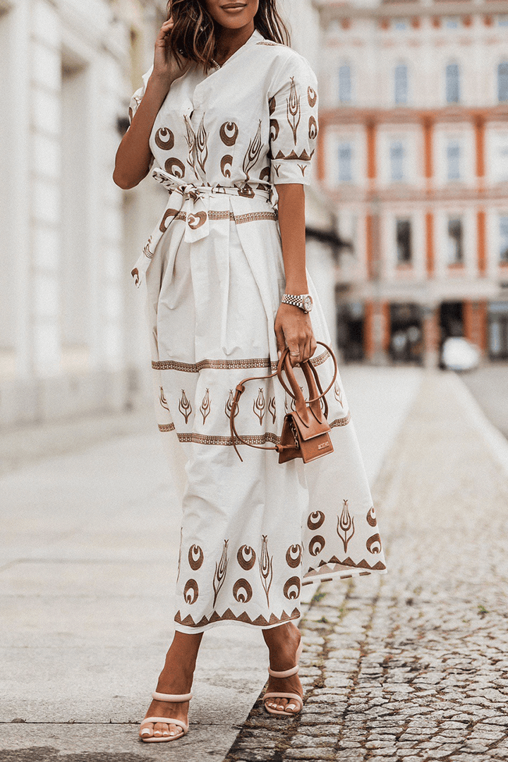 Women's Vintage Cotton A-Line Dress