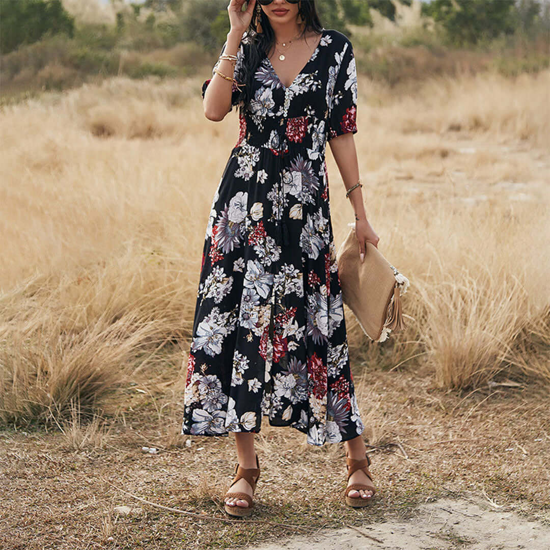 Floral Maxi Dress - Summer Dress