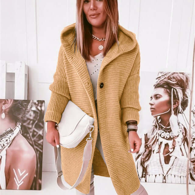 Knitted Cardigan with Buttons