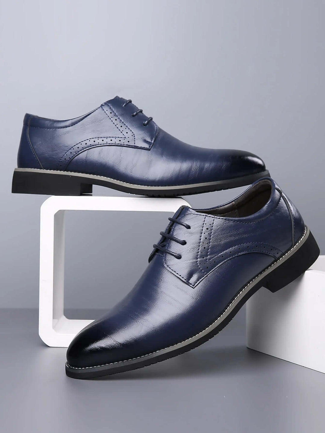 Men's Retro Casual Lace-Up Shoes