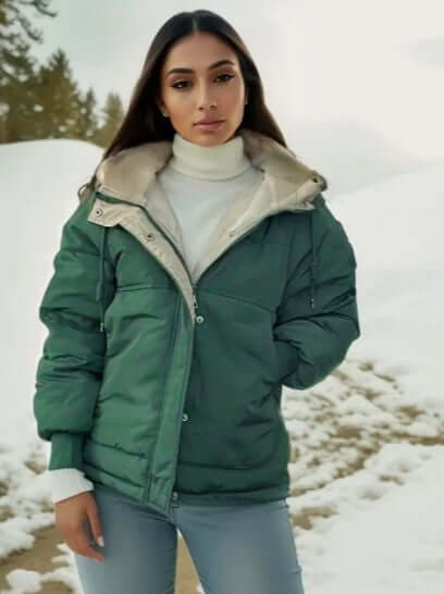 Women's Fleece-Lined Hooded Jacket