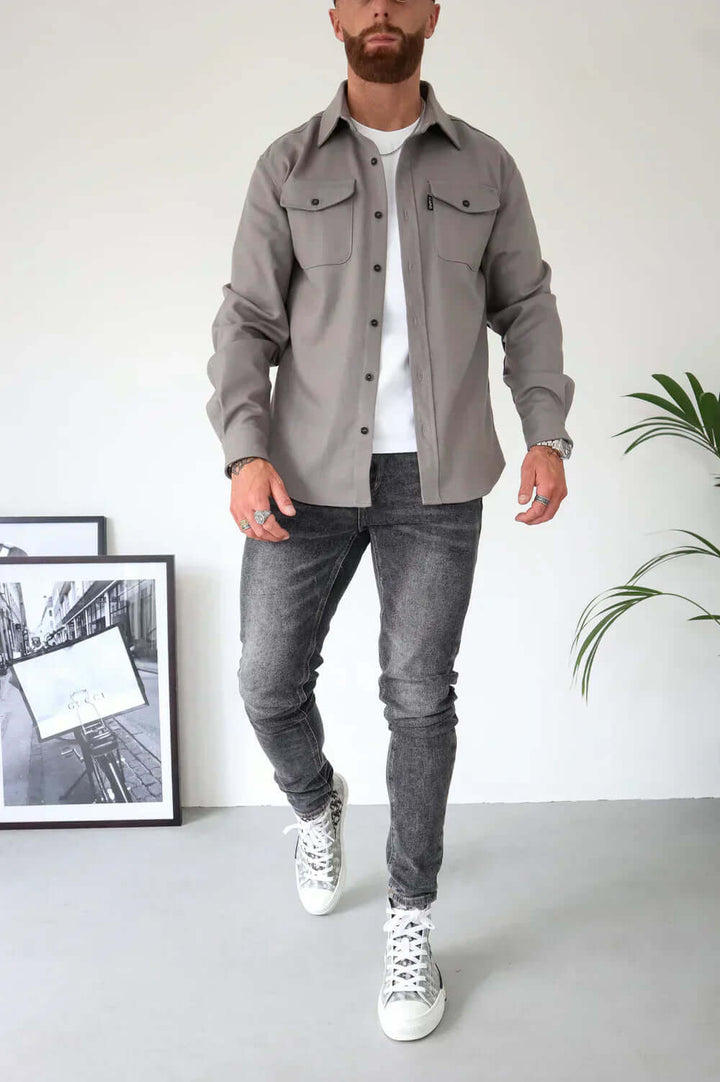 Men's Premium Overshirt - Versatile & Stylish