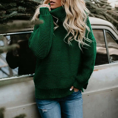 Women's Loose Roll Neck Sweater