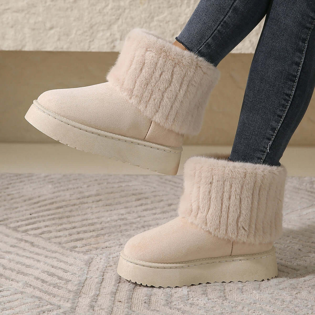 Women's Warm Fur Lined Winter Boots