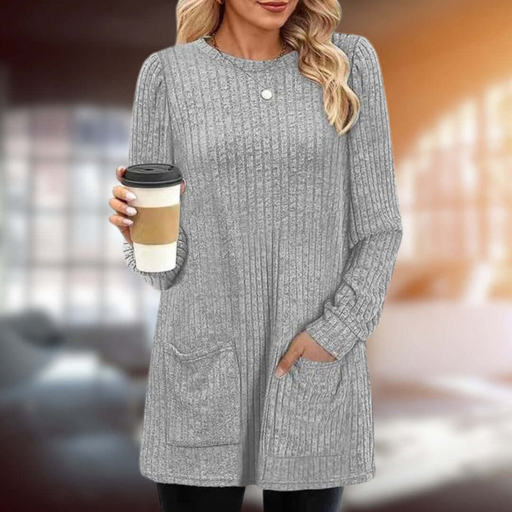 Women's Cotton Blend Medium Length Sweater