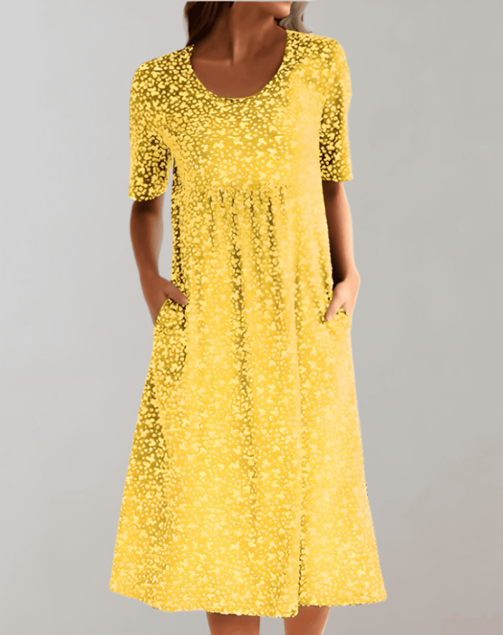 Women's Lightweight Summer V-Neck Dress