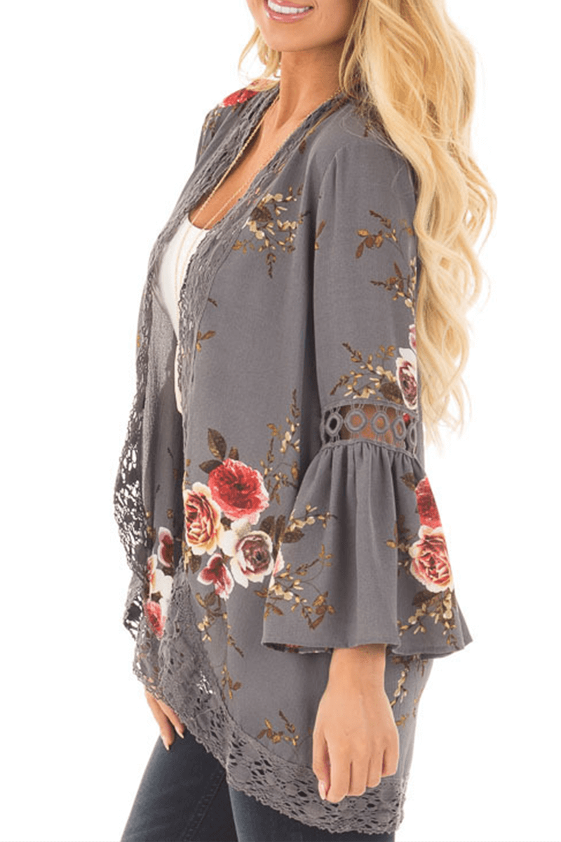 Women's Patchwork Print Casual Top