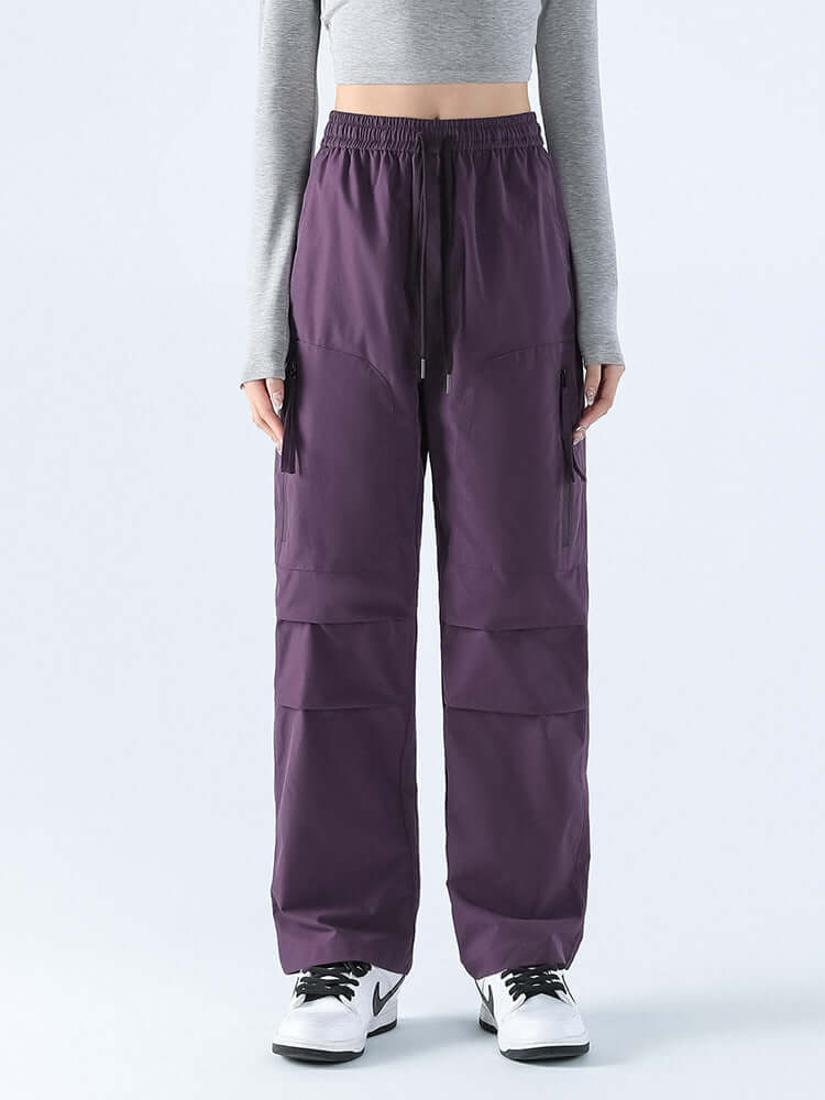 Women's Loose Straight Waterproof Trousers