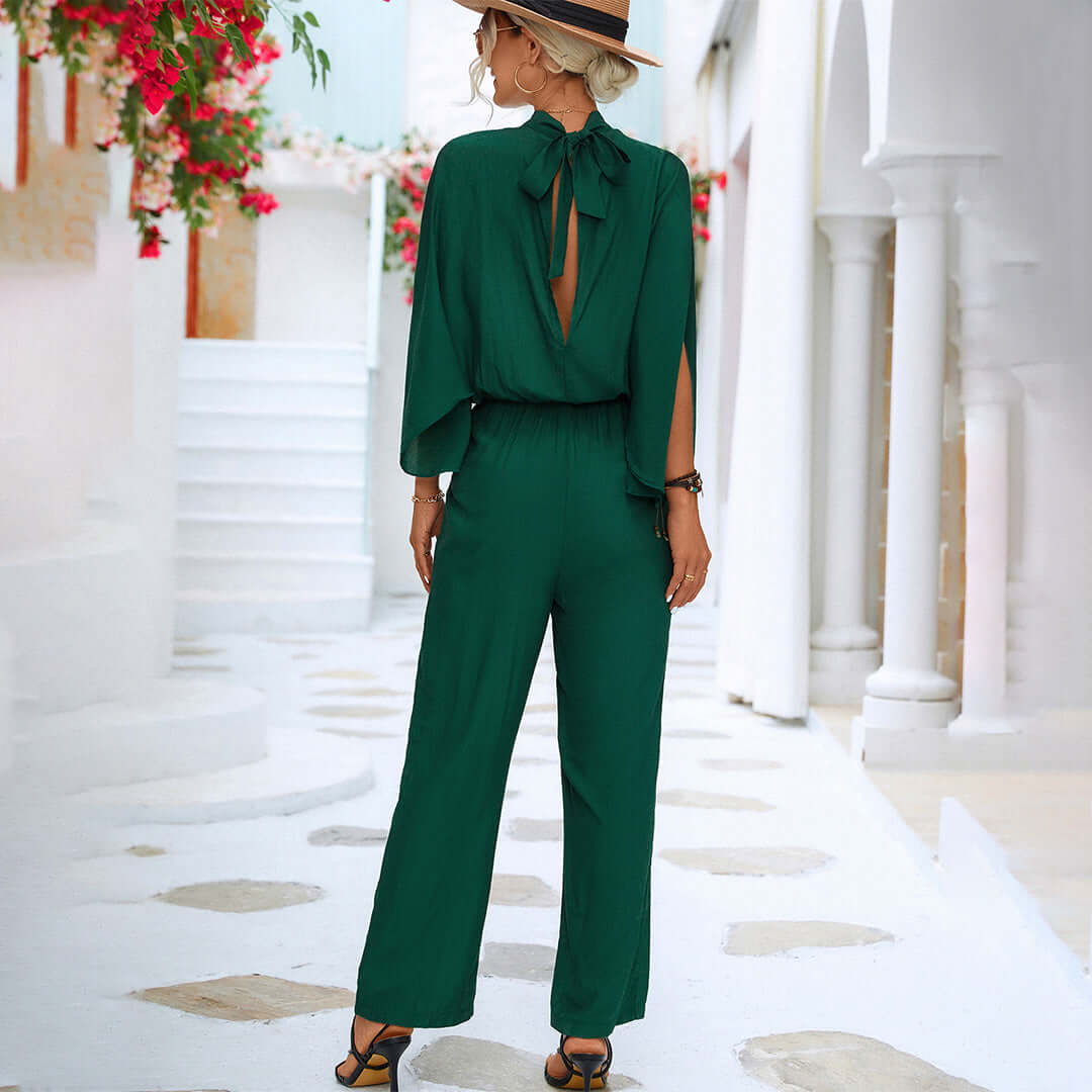 Elegant Batwing Sleeve Jumpsuit for Women