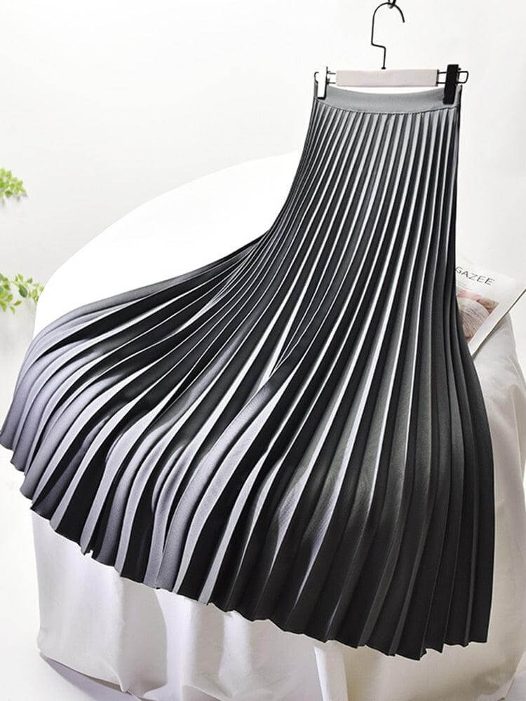 Women's Pleated Midi Skirt