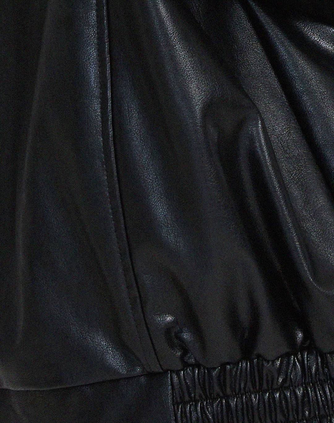 Oversized Women's Faux Leather Jacket