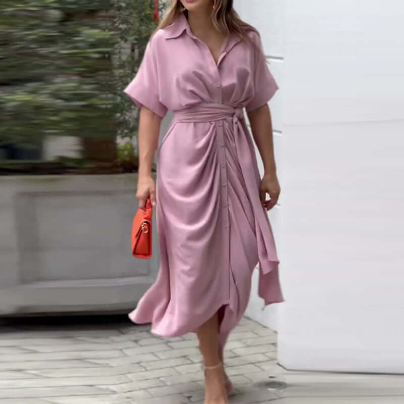 Women's Vintage Ruffle Summer Dress