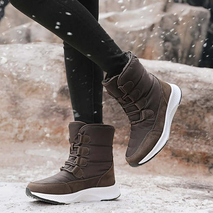 Women's Plush Lined Combat Boots