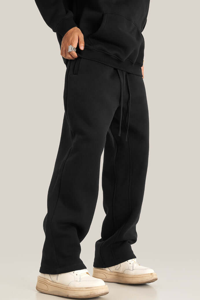 Men's Relaxed Fit Velvet Casual Sweatpants