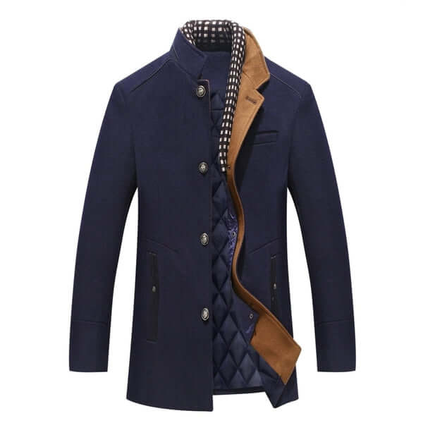 Men's Slim Fit Wool Winter Coat