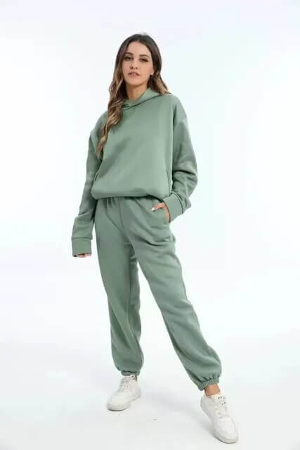 Women's Oversized Two-Piece Tracksuit Set