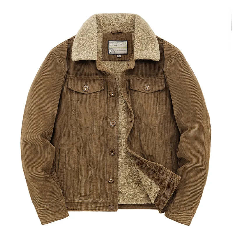 Men's Casual Corduroy Windbreaker Jacket