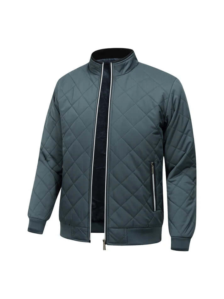 Warm Quilted Winter Jacket for Men