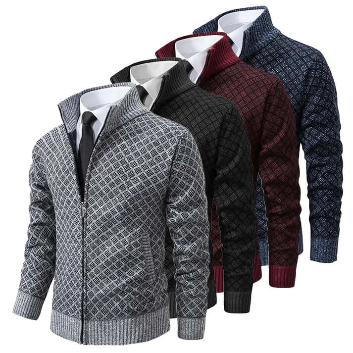 Chic Men's Knit Cardigan