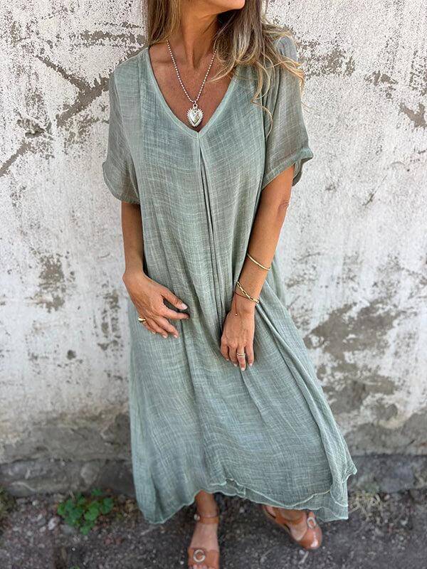 Cotton Maxi Dress - Casual Summer Dress