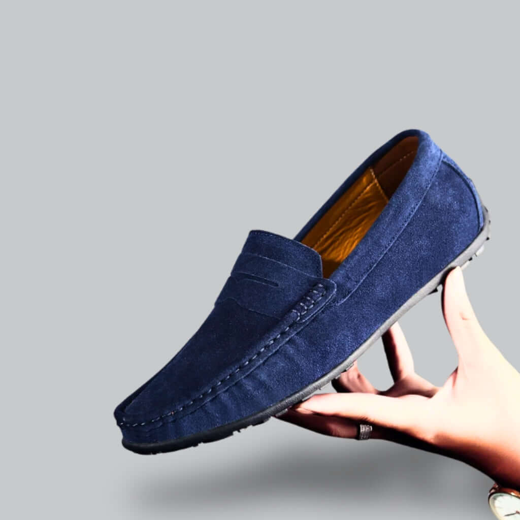 Men's Suede Slip-On Loafers