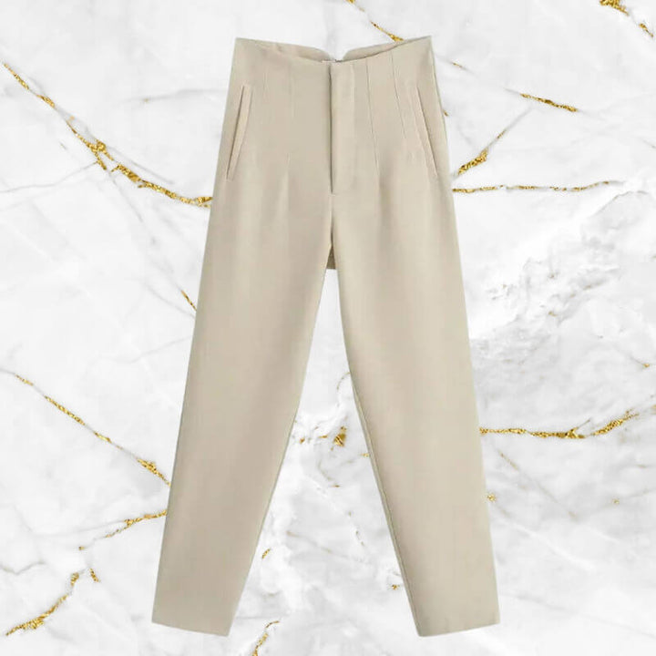 Women's Vintage High-Waist Pencil Pants