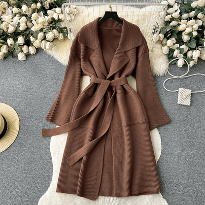 Women's Long Knit Cardigan