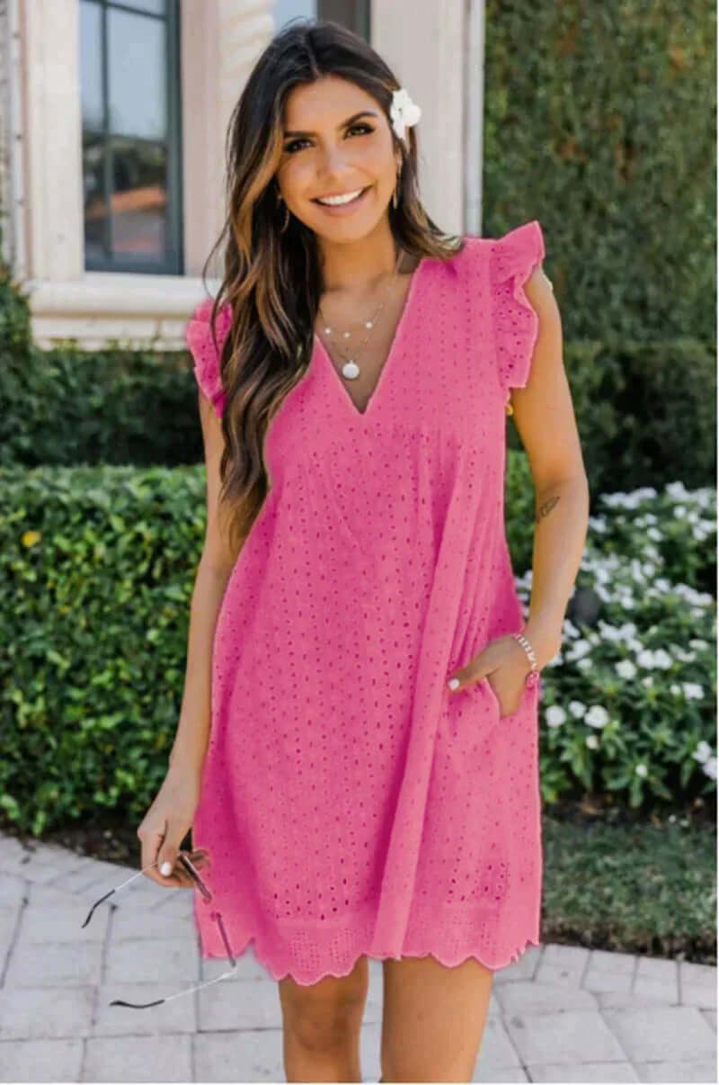 Women's Printed Sleeveless Midi Summer Dress