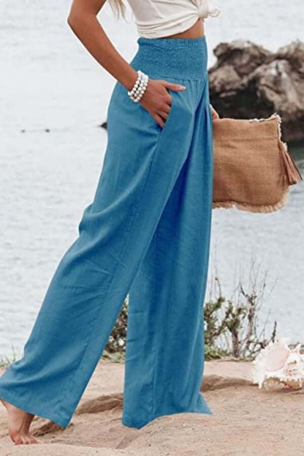 Women's Wide Leg Casual Trousers