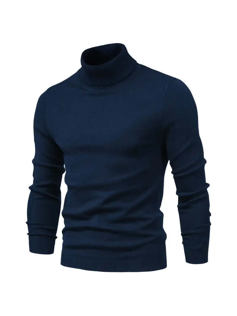 Men's Turtleneck Jumper - Warm Winter Pullover