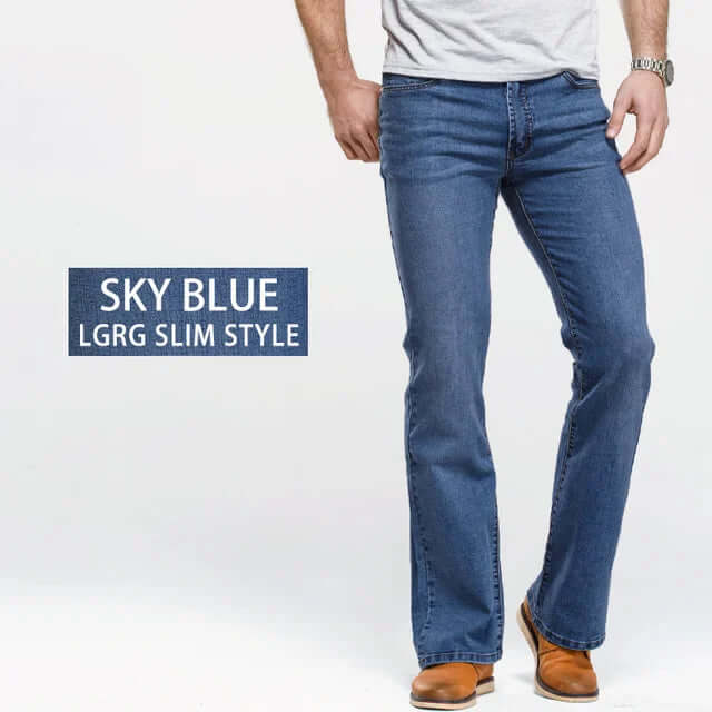 Men's Bootcut Stretch Denim Jeans