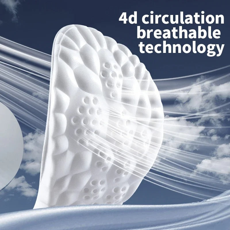 Unisex StepEase Cloud 4D Orthopedic Insoles for Comfort & Support