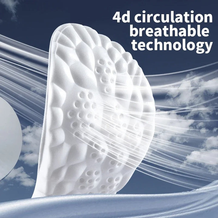 Unisex StepEase Cloud 4D Orthopedic Insoles for Comfort & Support