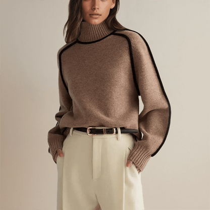 Women's Roll Collar Sweater