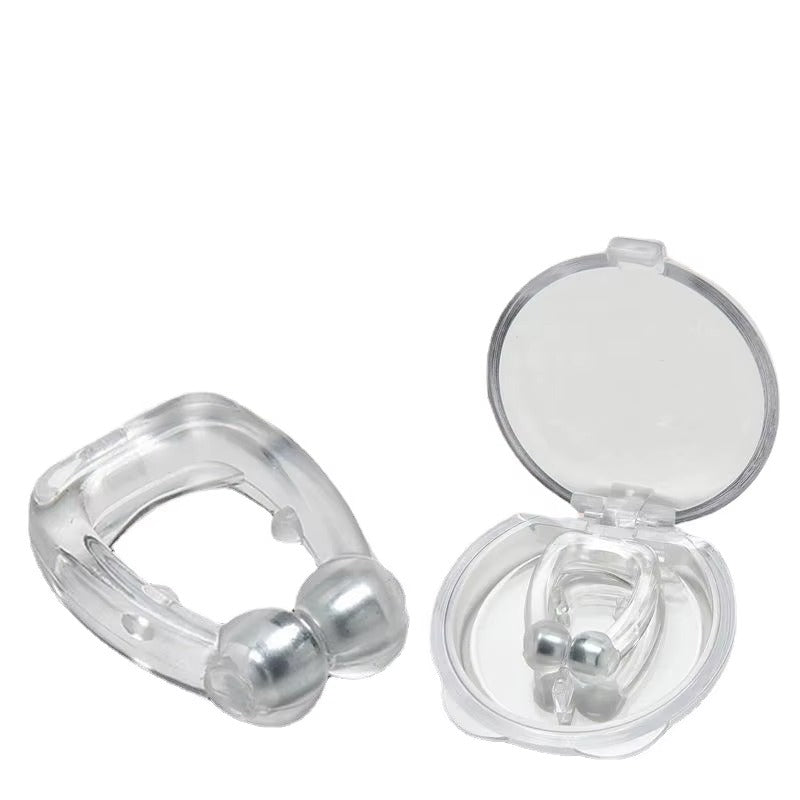 NightBreeze Magnetic Anti-Snoring Nose Clip - Effective Aid for Men & Women
