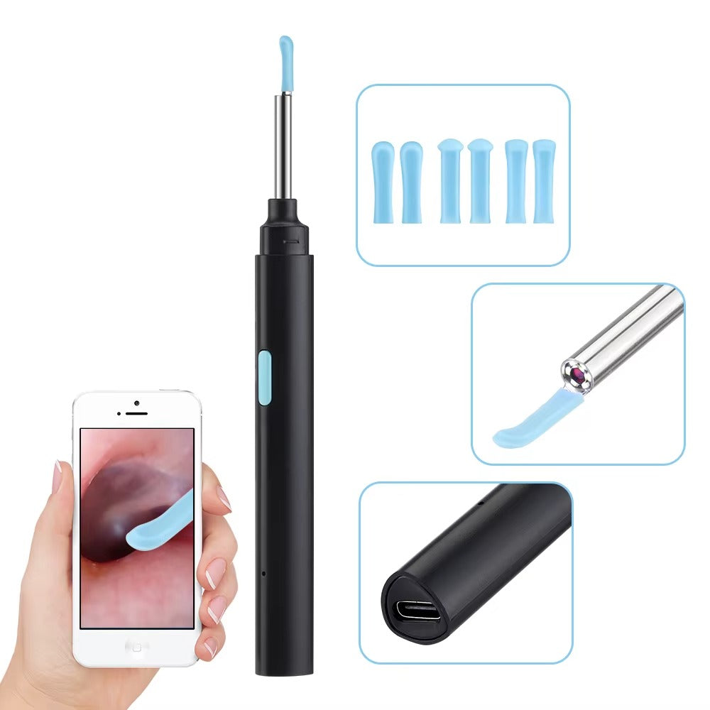 Smart Visual Earwax Removal Tool with LED Camera